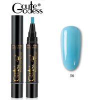 Lady Solid Color Plastic Nail Polish 1 Piece sku image 36