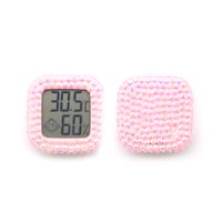 Simple Style Square Plastic Indoor Thermometer 1 Piece main image 4