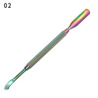 Simple Style Solid Color Stainless Steel Nail Tools 1 Piece sku image 3