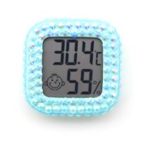 Simple Style Square Plastic Indoor Thermometer 1 Piece sku image 3
