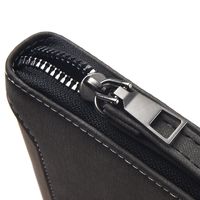 Men's Solid Color Pu Leather Zipper Long Wallets main image 4