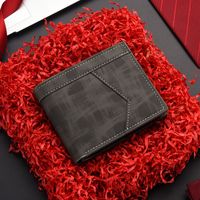 Men's Solid Color Pu Leather Flip Cover Coin Purse sku image 1