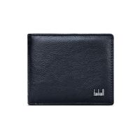 Men's Solid Color Leather Flip Cover Coin Purse sku image 1