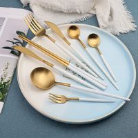 Casual Solid Color Stainless Steel Tableware 1 Piece main image 6