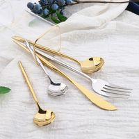 Casual Solid Color Stainless Steel Tableware 1 Piece main image 5