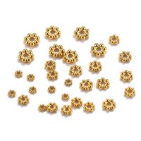 1 Pièce Diamètre 3mm Diamètre 5mm Diamètre 6mm Trou 1~1.9mm Acier Inoxydable Plaqué Or 18K Couleur Unie Barres D'espacement main image 2