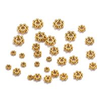 1 Piece Diameter 3mm Diameter 5mm Diameter 6 Mm Hole 1~1.9mm Stainless Steel 18K Gold Plated Solid Color Spacer Bars main image 2