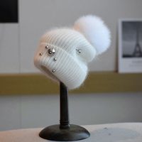 Women's Casual Solid Color Eaveless Wool Cap main image 6