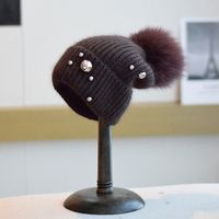 Women's Casual Solid Color Eaveless Wool Cap sku image 5