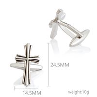 Ethnic Style Solid Color Copper Plating Men's Cufflinks main image 3