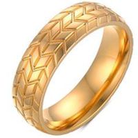 Hip-hop Geometric Metal Plating Unisex Rings main image 4