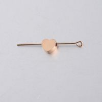 1 Piece Hole 1~1.9mm Stainless Steel None 18K Gold Plated Rose Gold Plated Solid Color Polished Beads sku image 5