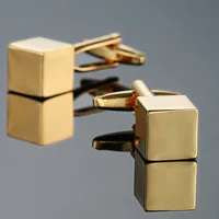 Business Geometric Copper Plating Men's Cufflinks sku image 14