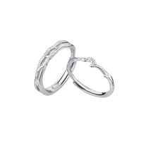 Simple Style Commute Solid Color Sterling Silver Plating Gold Plated Rings main image 3