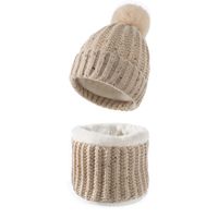 Women's Simple Style Solid Color Pom Poms Wool Cap sku image 1
