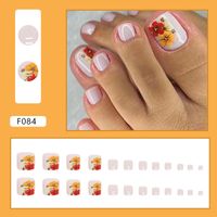 Sweet Pastoral Flower Plastic Nail Patches 1 Piece sku image 34