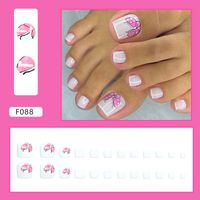 Sweet Pastoral Flower Plastic Nail Patches 1 Piece sku image 7
