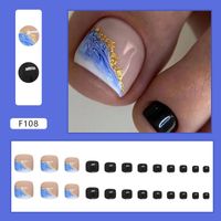 Sweet Pastoral Flower Plastic Nail Patches 1 Piece sku image 19