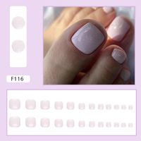 Sweet Pastoral Flower Plastic Nail Patches 1 Piece sku image 26