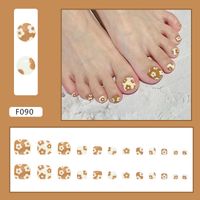 Sweet Pastoral Flower Plastic Nail Patches 1 Piece sku image 1
