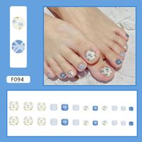 Sweet Pastoral Flower Plastic Nail Patches 1 Piece sku image 10