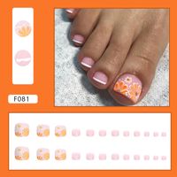 Sweet Pastoral Flower Plastic Nail Patches 1 Piece main image 3