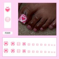 Sweet Pastoral Flower Plastic Nail Patches 1 Piece sku image 8