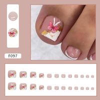 Sweet Pastoral Flower Plastic Nail Patches 1 Piece sku image 31