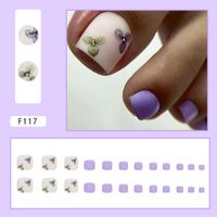 Sweet Pastoral Flower Plastic Nail Patches 1 Piece sku image 27