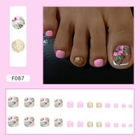 Sweet Pastoral Flower Plastic Nail Patches 1 Piece sku image 37