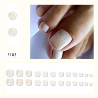Sweet Pastoral Flower Plastic Nail Patches 1 Piece sku image 14