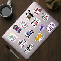 50 Cartoon Cheerleader Personalized Decorative Luggage Notebook Stickers main image 3