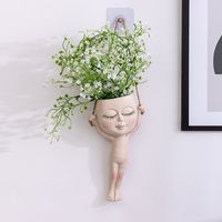 Cute Funny Doll Resin Vase main image 5
