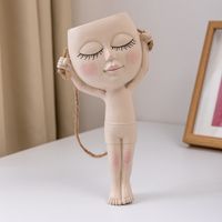Cute Funny Doll Resin Vase sku image 1