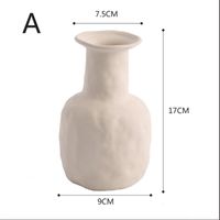 Simple Style Irregular Ceramics Vase Artificial Decorations sku image 3