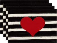 Valentine's Day Vacation Heart Shape Linen sku image 6