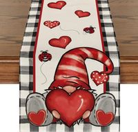 Valentine's Day Vacation Heart Shape Linen sku image 1