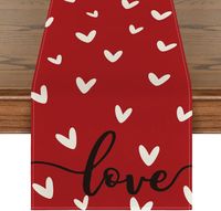 Valentine's Day Vacation Heart Shape Linen sku image 3