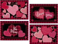 Valentine's Day Casual Vacation Letter Linen Tablecloth sku image 7