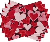Valentine's Day Casual Vacation Letter Linen Tablecloth sku image 12