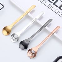 Cute Cat Stainless Steel Spoon 1 Piece main image 5