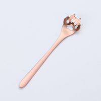 Cute Cat Stainless Steel Spoon 1 Piece sku image 12