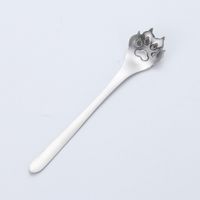 Cute Cat Stainless Steel Spoon 1 Piece sku image 3
