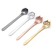 Cute Cat Stainless Steel Spoon 1 Piece main image 2