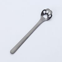 Cute Cat Stainless Steel Spoon 1 Piece sku image 14