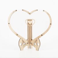 Valentine's Day Simple Style Heart Shape Wood Banquet Party Decorative Props main image 3