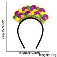Carnival Cute Feather Plastic Party Festival Headband sku image 1