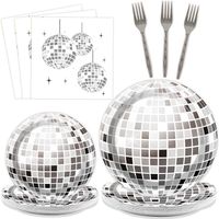 Fashion Disco Ball Paper Party Tableware sku image 13