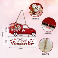 Valentine's Day Cute Letter Wood Hanging Ornaments main image 4