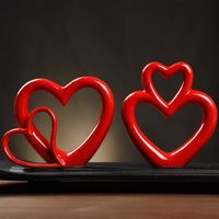 Simple Style Heart Shape Ceramics Vase main image 1